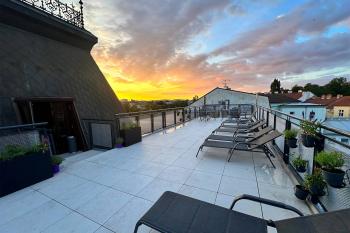 EFI SPA HOTEL wellness - krásná terasa s nádherným výhledem